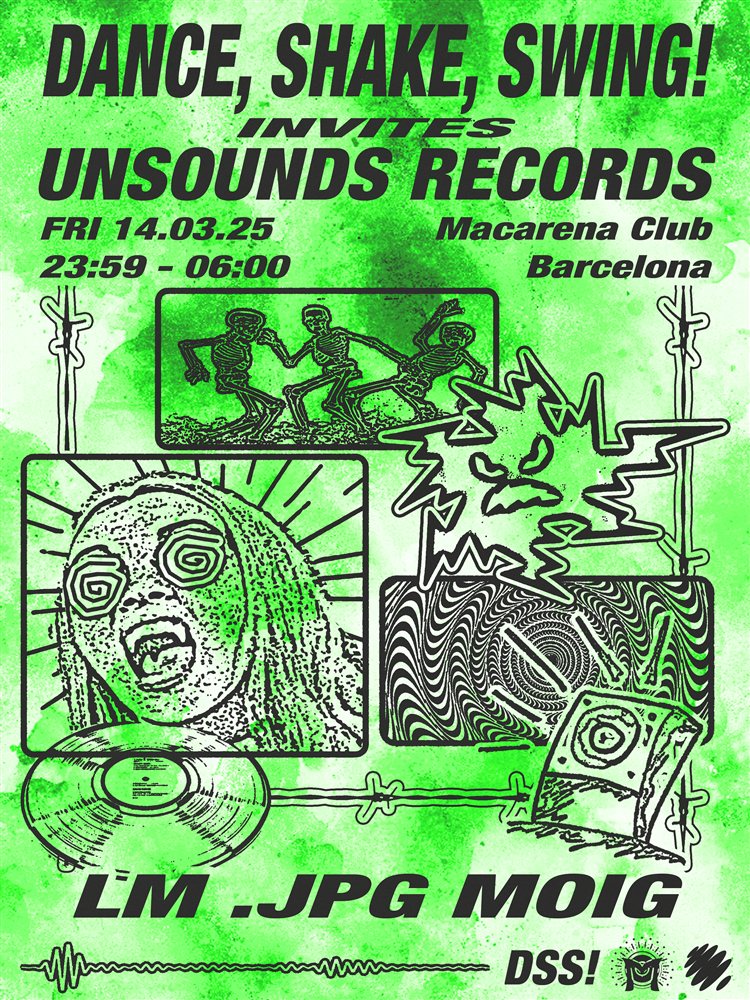 Unsounds x DSS Barcelona flyer
